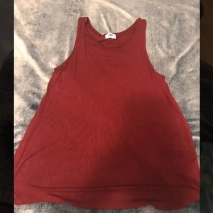 Maroon tank top